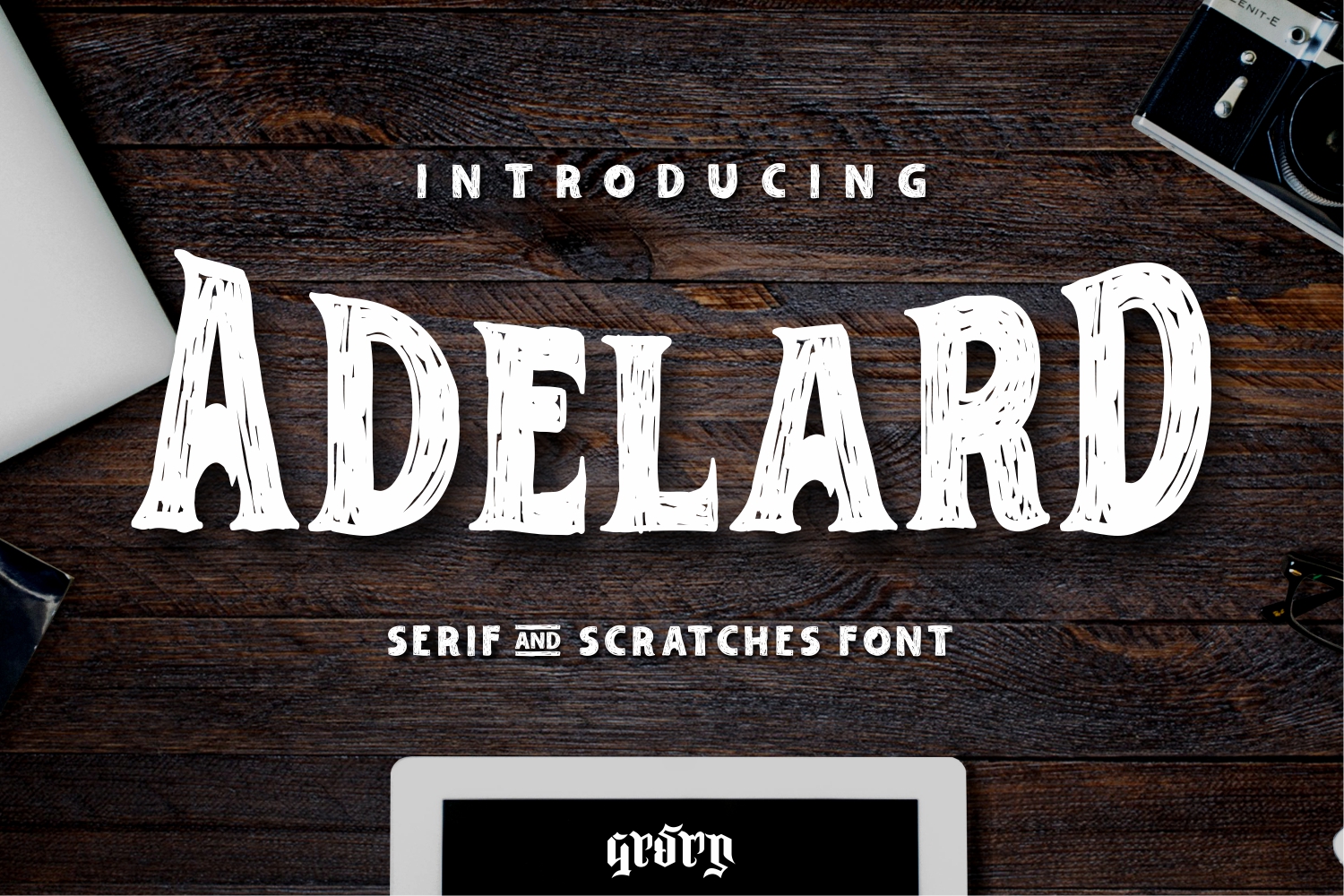 Adelard: A Versatile Slab Serif Font for Crafters and Creators