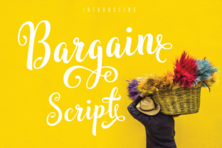 Bargain Script: A Bold Script Font for Modern Marketing