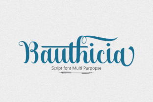 Bauthicia: A Stylish Script Font for Editorial Design