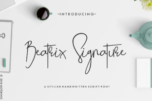 Beatrix Signature: An Elegant Handwritten Font for Your Business Branding