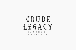 Crude Legacy: The Vintage Tattoo Font for Your Creative Projects