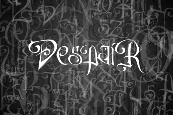 DespaiR: A Unique Gothic Calligraphic Font for Web Design