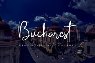 Discover Bucharest: The Elegant Signature Font for Creative Projects