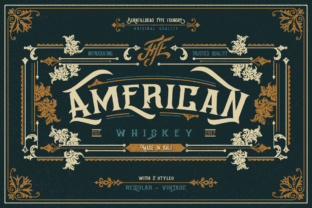 Discover the Elegance of American Whiskey Font