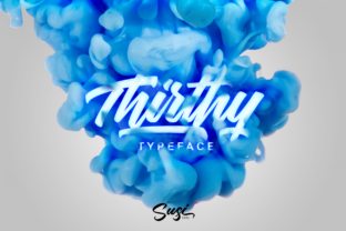 Discovering Thirthy: A Bold Handwritten Font for Creative Projects