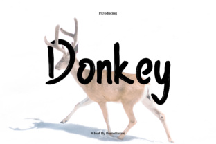 Donkey: A Playful and Approachable Font for Makers
