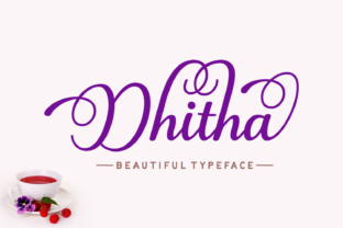 Elevate Your Web Design with Dhitha Script Font