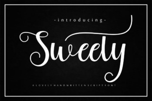 Enhance Your Brand with Sweety Script Font