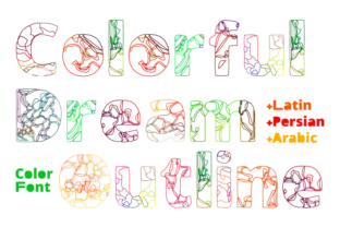 Enhance Your Web Design with Colorful Dream Outline Font