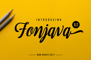 Fonjava: A Gorgeous Painterly Script Font for Editorial Design