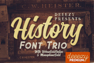 History: A Retro Font for Elegant Editorial Design