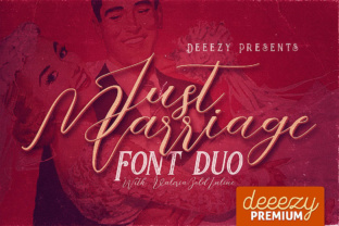Just Marriage: A Versatile Retro Font for Vintage Designs