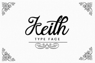 Keith: A Charming Script Font for Handmade Creations