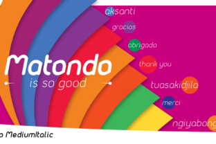 Matondo Medium Italic Font for Elegant Business Materials