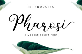 Pharosi: Elevate Your Brand with a Modern Calligraphy Font