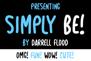 Simply Be: A Friendly Font for Editorial Design