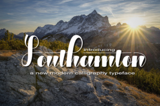Southamton: A Modern Script Font for Elegant Campaigns