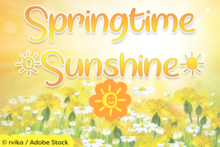 Springtime Sunshine: The Friendly Script Font for Digital Design