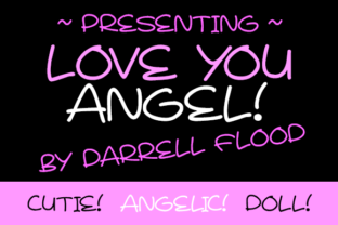 The Love You Angel Font: A Warm Hand Drawn Script for Digital Campaigns