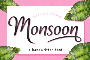 The Monsoon Font: A Tropical Script for Marketing Mastery