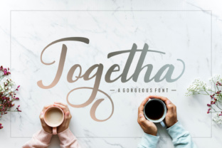 Togetha: A Swirly Script Font for Modern Branding