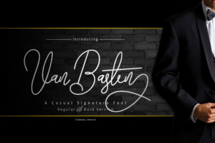 Van Basten: A Monoline Script Font for Modern Branding