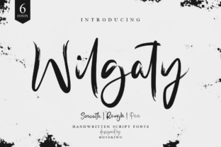 Wilgaty: A Handwritten Script Font for Polished Branding